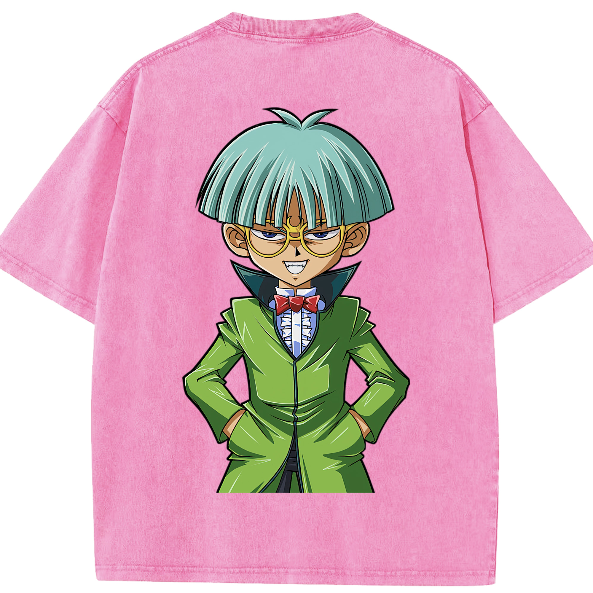 （画像用） 遊☆戯☆王 Yu-Gi-Oh! 綿100% ヴィンテージ風 半袖Tシャツ（背面プリント）